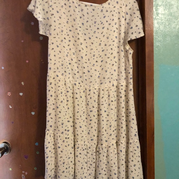 First Pic Copy American Eagle Fit & Flare Tiered Babydoll Knee Length Dress EUC - Picture 6 of 12